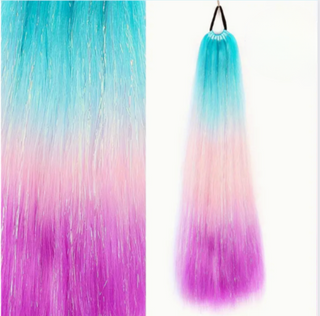 Magical Unicorn Hair Extension Pony Tail