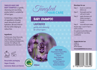 Baby Shampoo - Soft Lavender 250ml