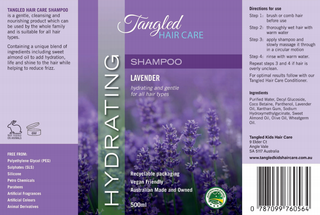 Hydrating Shampoo - Lavender 500ml CLEARANCE