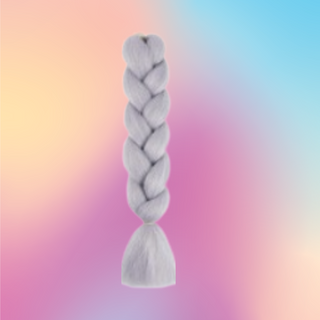 Synthetic Braiding Hair - Silver