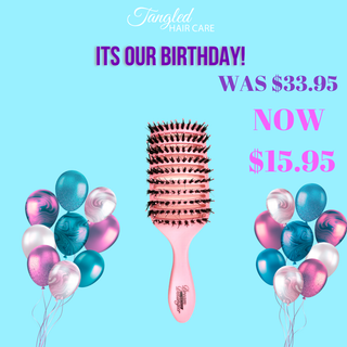 11th BIRTHDAY SALE  Dream Detangler Brush - Mini Watermelon