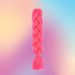 Synthetic Braiding Hair - Neon Pink