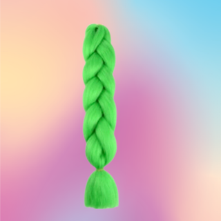 Synthetic Braiding Hair - Neon Green