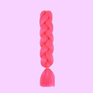 Synthetic Braiding Hair - Neon Pink