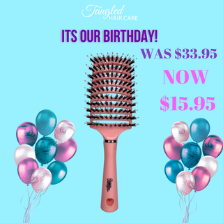 11th BIRTHDAY SALE  Dream Detangler Brush - Blush PInk