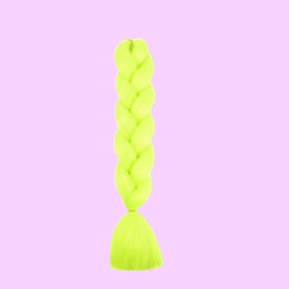 Synthetic Braiding Hair - Neon Yellow