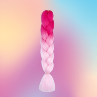 Synthetic Braiding Hair - Pink Ombre