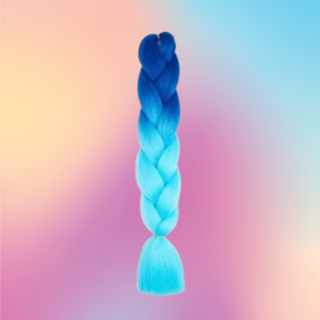 Synthetic Braiding Hair - Blue Ombre