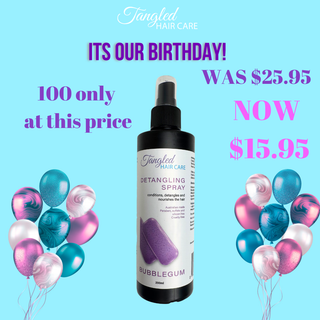11th BIRTHDAY SALE -   Detangle Spray - BubbleGum