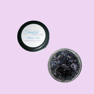 Tangled Hair Care Glitter Gel - Black Diamond