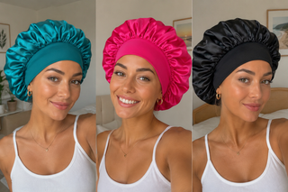 Satin Sleeping Hair Bonnet - Adult Size