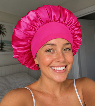 Satin Sleeping Hair Bonnet - Adult Size