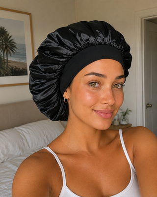 Satin Sleeping Hair Bonnet - Adult Size