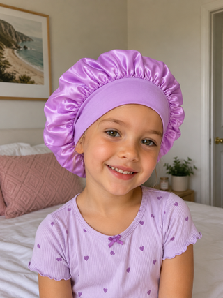 Satin Sleeping Hair Bonnet - Child Size