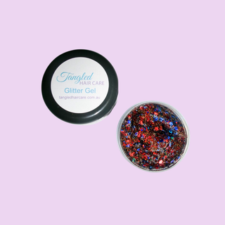 Tangled Hair Care Glitter Gel - AFL Adelaide Crows