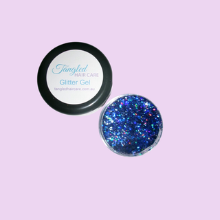 Tangled Hair Care Glitter Gel - Deep Blue Sparkle
