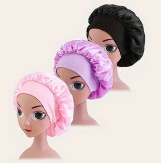 Satin Sleeping Hair Bonnet - Child Size