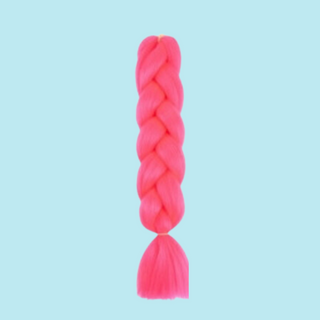 Synthetic Braiding Hair - Neon Pink