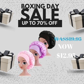 Satin Sleeping Hair Bonnet - Child Size BOXING DAY SALE