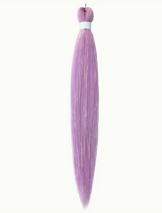 Synthetic Braiding Hair with Tinsel - Lilac
