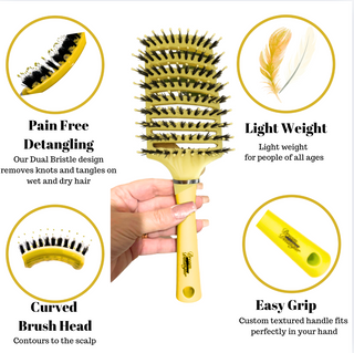 Dream Detangler™️ - Lemon Sorbet NEW Limited Edition - Tangled Hair Care