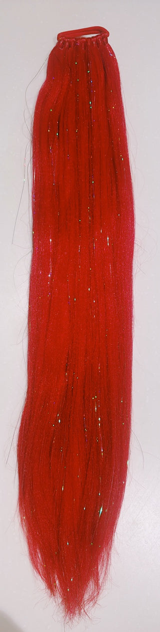 Ariel Inspired Hair Extension Pony Tail - Tangled Hair Care