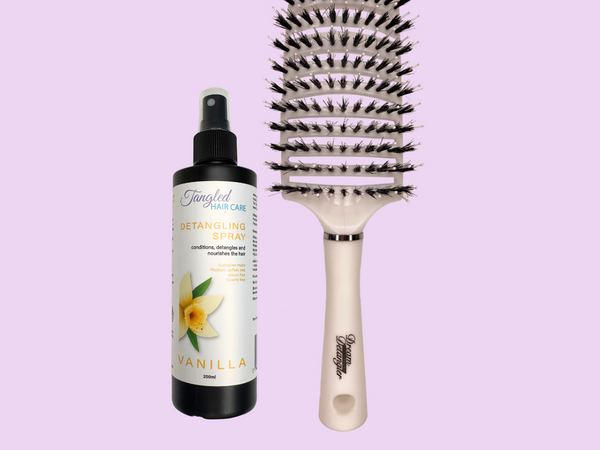 Combo Pack - One Brush and One Spray - Tangled Hair Care