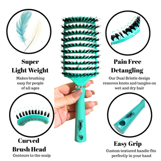 Dream Detangler™️ - Aqua Marine LIMITED EDITION - Tangled Hair Care