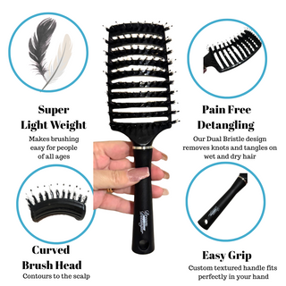 Dream Detangler™️ - Black Onyx - Tangled Hair Care