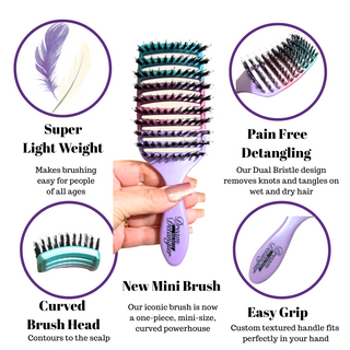 Dream Detangler™️ - MINI BubbleGum EOFY Sale - Tangled Hair Care