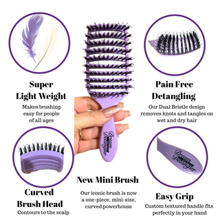 Dream Detangler™️ - MINI Lilac - Tangled Hair Care