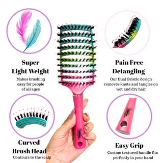 Dream Detangler™️ - Rainbow Unicorn - Tangled Hair Care