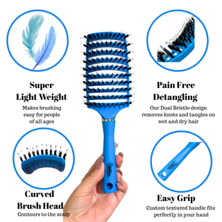 Dream Detangler™️ - Signature  Blue - Tangled Hair Care