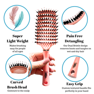 EOFY SALE  Dream Detangler™️ - Blush Pink - Tangled Hair Care