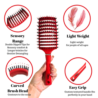 EOFY SALE  Dream Detangler™️ - Red - Tangled Hair Care