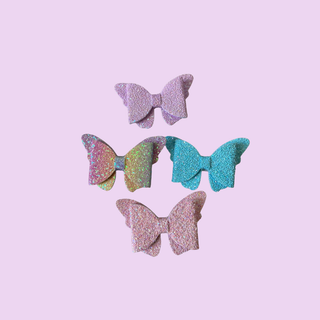 Glitter Butterfly Bow - Tangled Hair Care