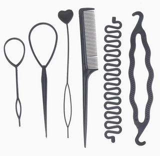 Hair Accessory Pack including Topsy tails and tail comb - Tangled Hair Care