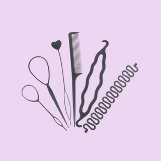 Hair Accessory Pack including Topsy tails and tail comb - Tangled Hair Care