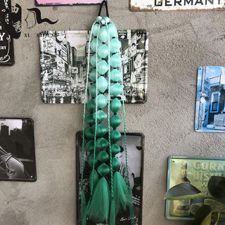 Pre Braided Hair - Green Ombre - Tangled Hair Care