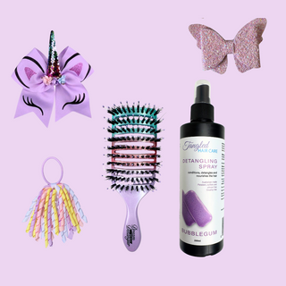 Rainbow BubbleGum  Dream Detangler Mini Limited Edition Pack - Tangled Hair Care