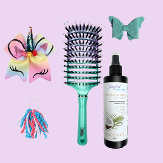 Rainbow Mermaid Dream Detangler™️ Limited Edition Pack - Tangled Hair Care