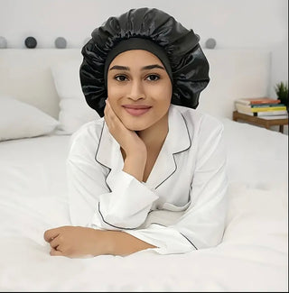 Satin Sleeping Hair Bonnet - Adult Size - Tangled Hair Care