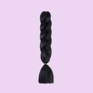 Synthetic Braiding Hair - Black - Tangled Hair Care