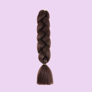 Synthetic Braiding Hair - Dark Brown - Tangled Hair Care