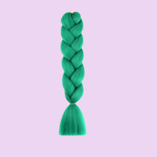 Synthetic Braiding Hair - Dark Green - Tangled Hair Care