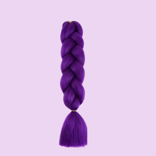Synthetic Braiding Hair - Electric Purple - Tangled Hair Care
