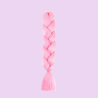 Synthetic Braiding Hair - Light Pink - Tangled Hair Care