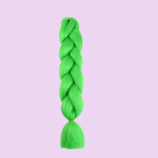 Synthetic Braiding Hair - Neon Green - Tangled Hair Care