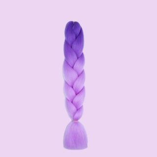 Synthetic Braiding Hair - Purple Ombre - Tangled Hair Care