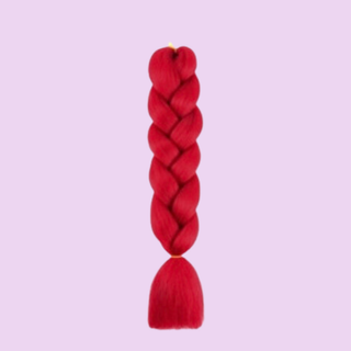 Synthetic Braiding Hair - Red - Tangled Hair Care